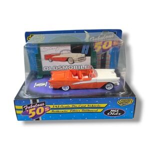 Road Champs Fabulous 50s Die Cast 1955 Oldsmobile & Billboard 1/43‎ Scale NIB
